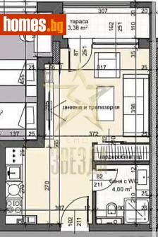 Едностаен, 40m² - Апартамент за продажба - 116767979