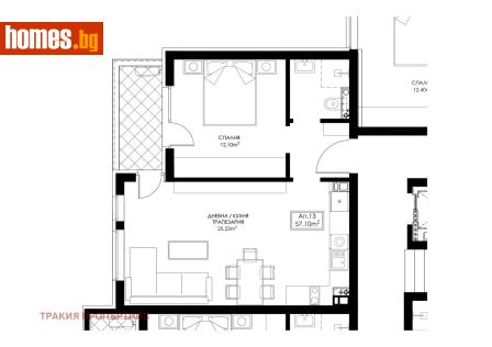 Двустаен, 66m² - Апартамент за продажба - 116773511