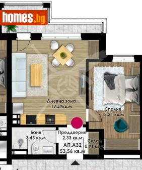 Двустаен, 71m² - Апартамент за продажба - 116795220