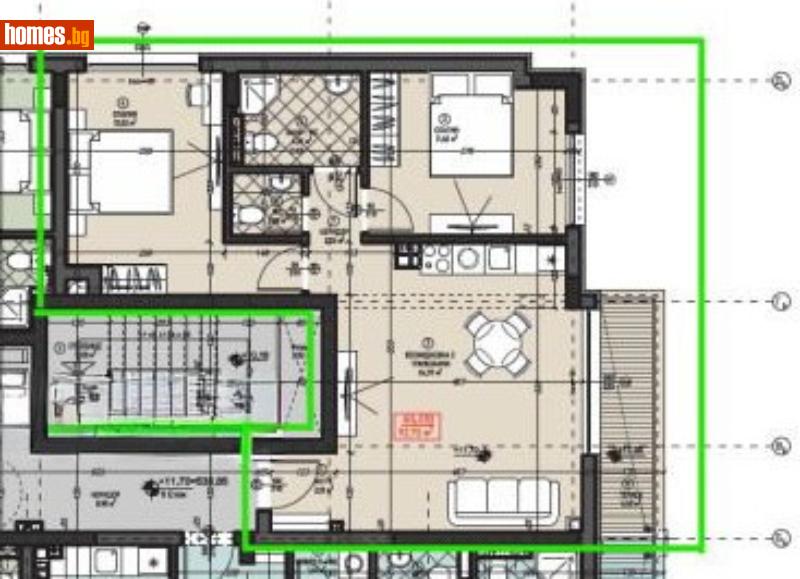 Тристаен, 93m² - Жк. Левски В, София - Апартамент за продажба - Титан Пропъртис - 116795990