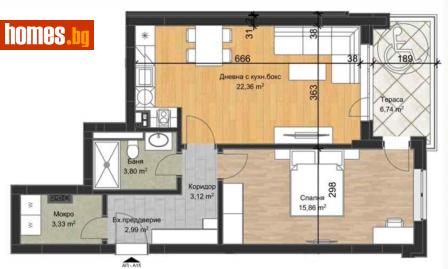 Двустаен, 81m² - Апартамент за продажба - 116830797