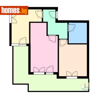 Тристаен, 98m² - Апартамент за продажба - 116832601