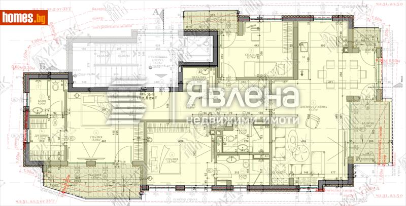 Четиристаен, 217m² - Кв. Бояна, София - Апартамент за продажба - ЯВЛЕНА - 116848481