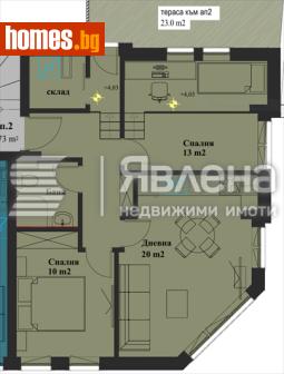 Тристаен, 93m² - Апартамент за продажба - 116848520