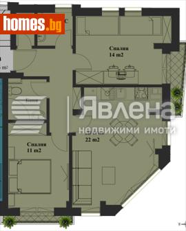 Тристаен, 93m² - Апартамент за продажба - 116848525
