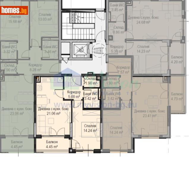 Двустаен, 71m² - Кв. Княжево, София - Апартамент за продажба - Myvision Real Estate - 116850738