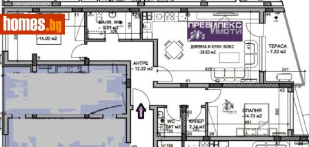 Тристаен, 116m² - Апартамент за продажба - 116850785