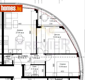 Тристаен, 106m² - Апартамент за продажба - 116869080