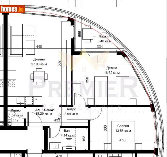 Тристаен, 106m² -  Гръцки квартал, Варна - Апартамент за продажба - ИМОТИ ПРЕМИЕР - 116869080
