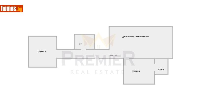 Тристаен, 97m² - Жк. Възраждане, Бургас - Апартамент за продажба - ИМОТИ ПРЕМИЕР - 116869132