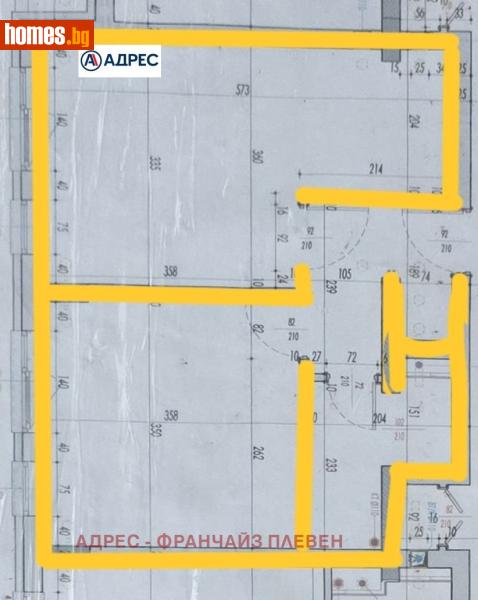 Двустаен, 51m² - Жк. Дружба 2, Плевен - Апартамент за продажба - Адрес Плевен - 116869335