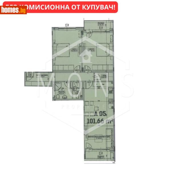 Тристаен, 112m² - Жк. Бузлуджа, Велико Търново - Апартамент за продажба - МОНС ПРОПЪРТИС - 116873586