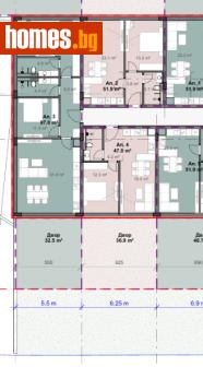 Двустаен, 55m² - Апартамент за продажба - 116874155