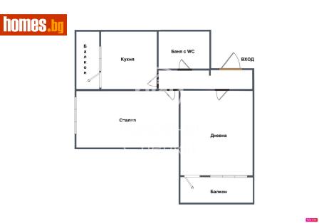 Двустаен, 64m² - Апартамент за продажба - 116888112