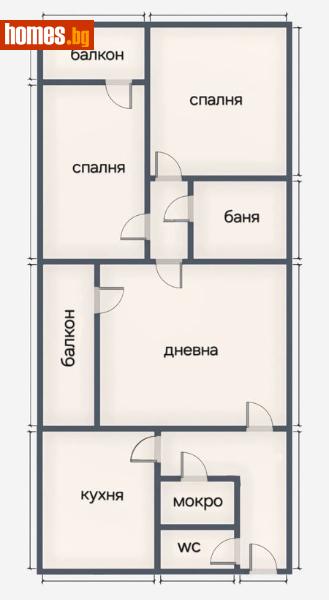 Тристаен, 86m² - Жк. Люлин 3, София - Апартамент за продажба - Артемис естейт  - 116890217