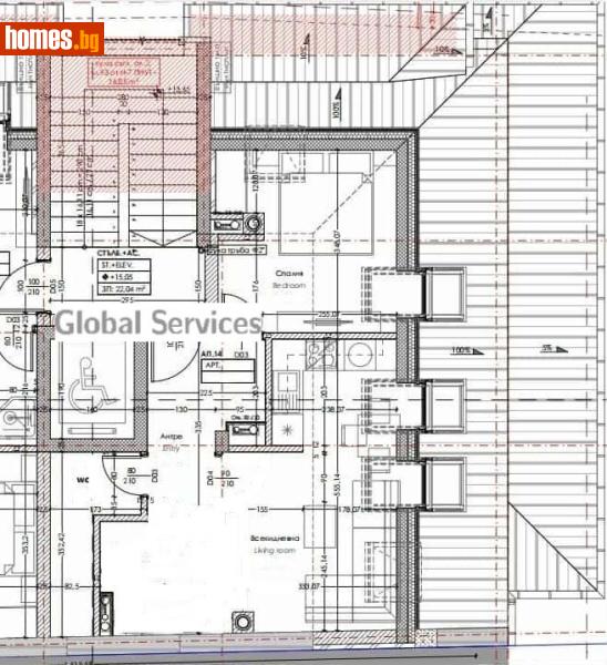 Двустаен, 60m² - Жк. Овча Купел 1, София - Апартамент за продажба - Глобъл Сървисиз ООД - 116903979