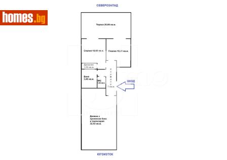 Тристаен, 98m² - Апартамент за продажба - 116905212