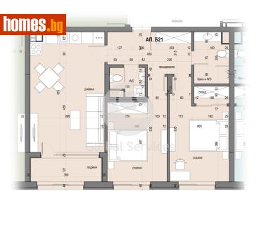 Тристаен, 102m² - Апартамент за продажба - 116979911