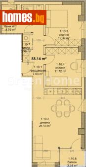 Тристаен, 106m² - Апартамент за продажба - 116979974