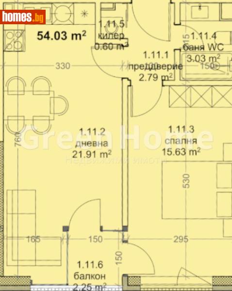 Двустаен, 65m² - Жк. Младост, Варна - Апартамент за продажба - Green Home - 116979975