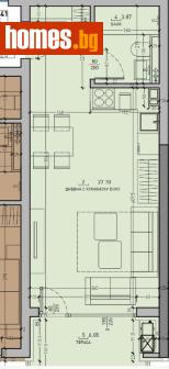 Едностаен, 51m² - Апартамент за продажба - 117001626