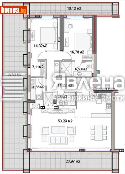 Тристаен, 280m² - Варна, Варна - Апартамент за продажба - ЯВЛЕНА - 117011540