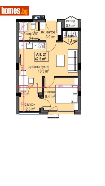 Двустаен, 55m² - Гр.Приморско, Бургас - Апартамент за продажба - ЕМ ДЖИ ЕСТЕЙТ - 117016584