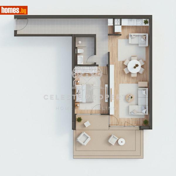 Двустаен, 98m² - Кв. Бояна, София - Апартамент за продажба - Celeste Property - 117030888