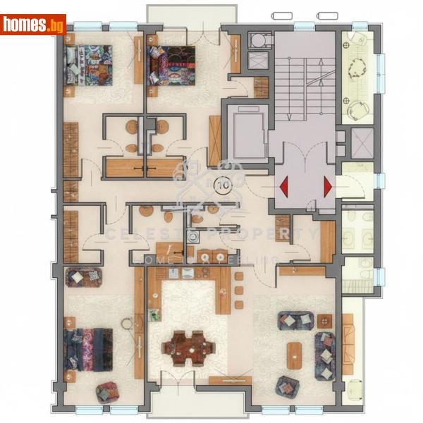 Четиристаен, 189m² - Кв. Манастирски Ливади, София - Апартамент за продажба - Celeste Property - 117036342