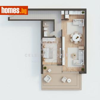 Двустаен, 98m² - Апартамент за продажба - 117036354