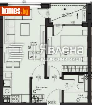 Двустаен, 63m² - Апартамент за продажба - 117065781