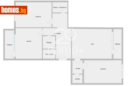 Тристаен, 84m² - Апартамент за продажба - 117071233