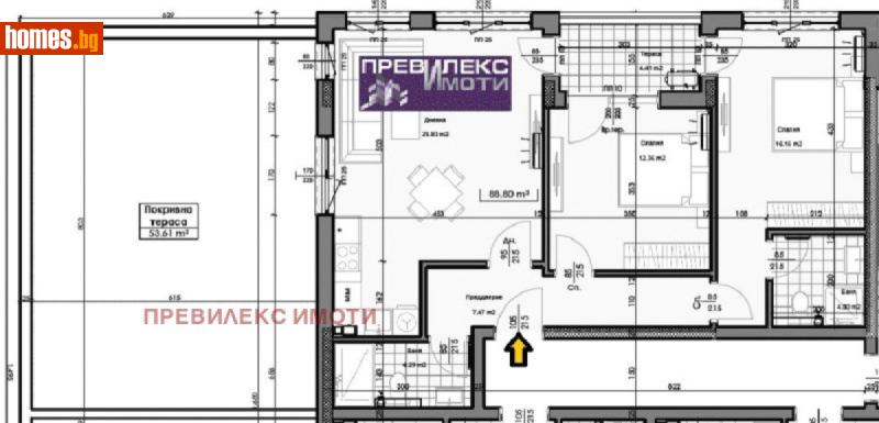 Тристаен, 163m² - Кв. Кършияка, Пловдив - Апартамент за продажба - Превилекс имоти ЕООД - 117093976