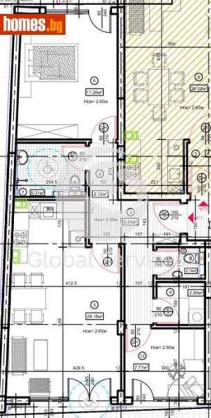 Тристаен, 148m² - Жк. Зона Б5, София - Апартамент за продажба - Глобъл Сървисиз ООД - 117113428