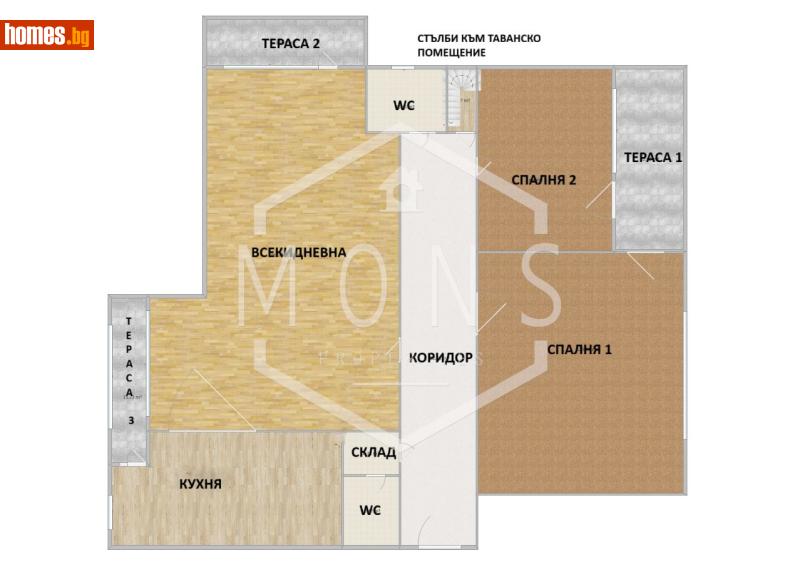 Тристаен, 99m² - Гр.Севлиево, Габрово - Апартамент за продажба - МОНС ПРОПЪРТИС - 117117865