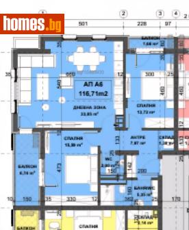 Тристаен, 117m² - Апартамент за продажба - 117128387