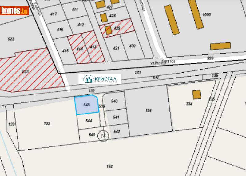 Парцел, 585m² - С.Калековец, Марица - Парцел за продажба - Кристал - 117137216