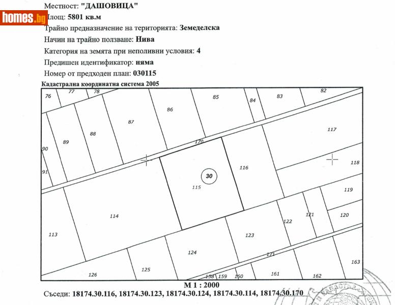 Парцел, 5801m² - Гр.Божурище, Божурище - Парцел за продажба - KREATIV 2005 - 117139785