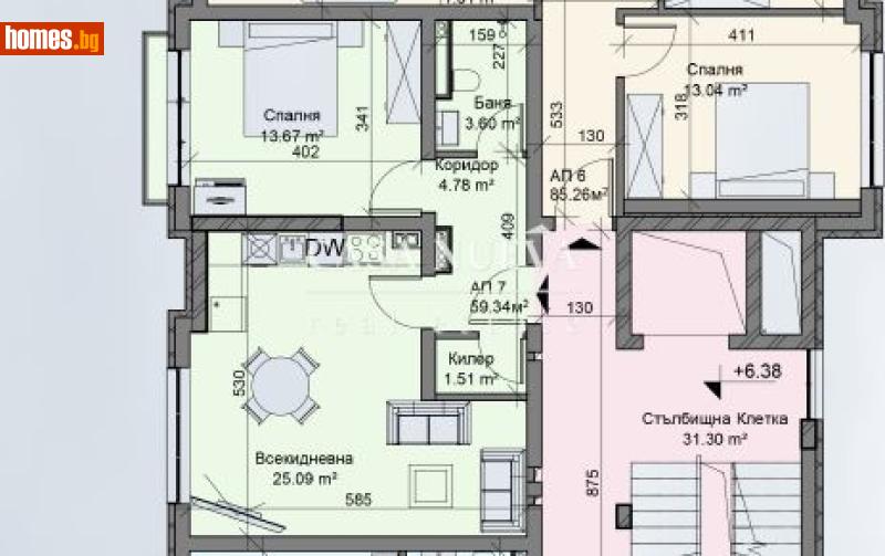 Двустаен, 72m² -  Център, Перник - Апартамент за продажба - Casa Nueva Real Estate - 117147494