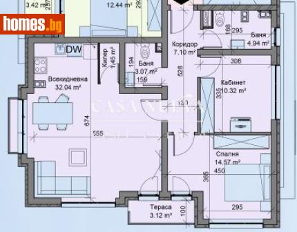 Тристаен, 115m² - Апартамент за продажба - 117147500