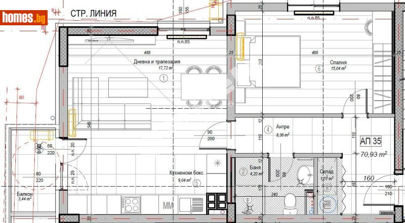 Двустаен, 81m² - Жк. Слатина, София - Апартамент за продажба - МИРЕЛА - 117167676