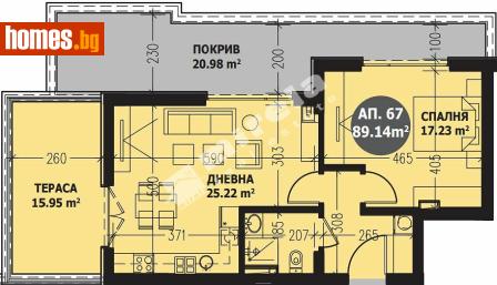 Двустаен, 89m² - Апартамент за продажба - 117167814