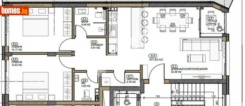 Тристаен, 142m² - Жк. Банишора, София - Апартамент за продажба - МИРЕЛА - 117168086