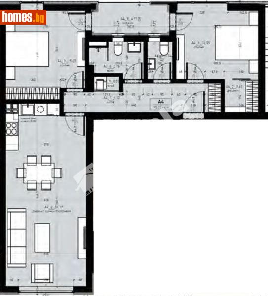 Тристаен, 113m² - София, София - град - Апартамент за продажба - МИРЕЛА - 117168280