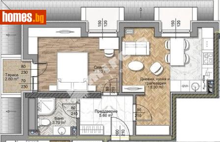 Двустаен, 67m² - Апартамент за продажба - 117168782