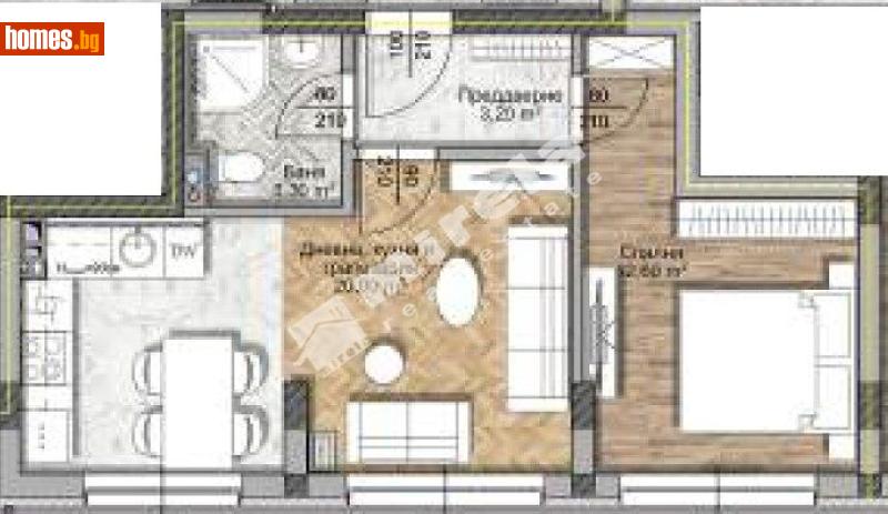 Двустаен, 56m² - София, София - град - Апартамент за продажба - МИРЕЛА - 117168819