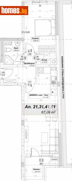 Двустаен, 83m² - София, София - град - Апартамент за продажба - МИРЕЛА - 117168894