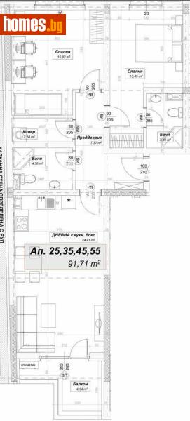 Тристаен, 113m² - София, София - град - Апартамент за продажба - МИРЕЛА - 117168908