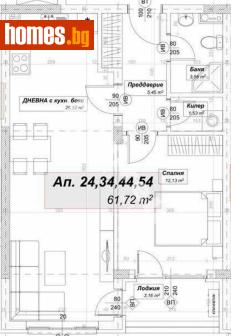 Двустаен, 76m² - Апартамент за продажба - 117169181