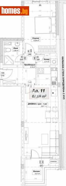 Двустаен, 83m² - София, София - град - Апартамент за продажба - МИРЕЛА - 117169200